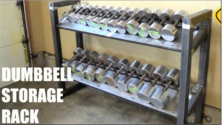 Custom Made Dumbbell Storage Rack