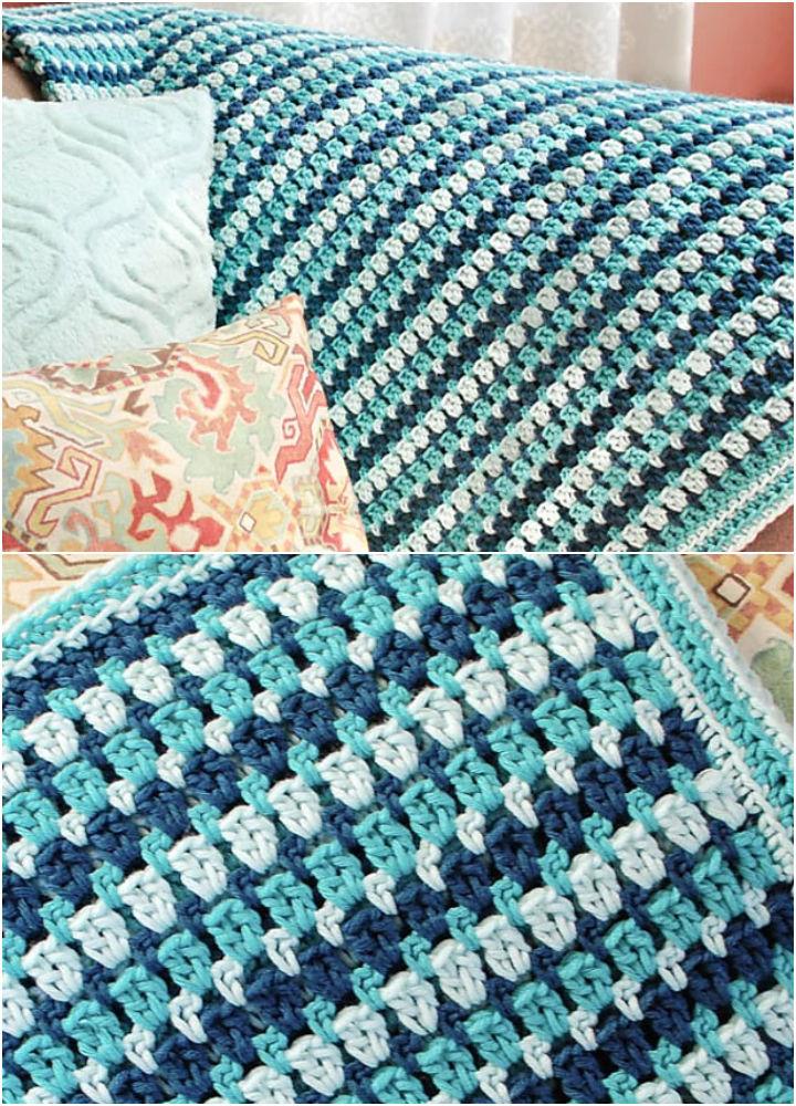 Cute Crochet Sea Glass Baby Afghan Pattern