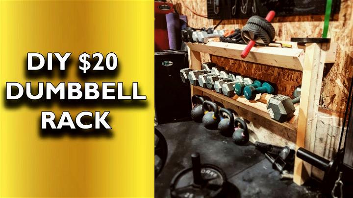 DIY 20 Dumbbell Rack