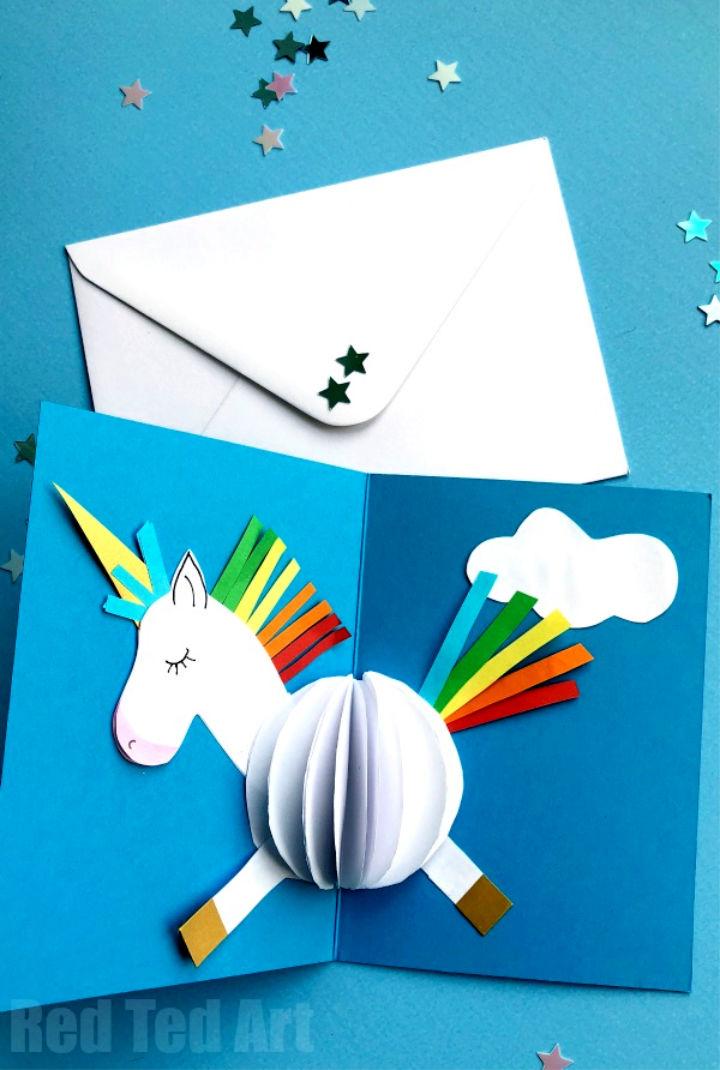 DIY 3D Unicorn Card