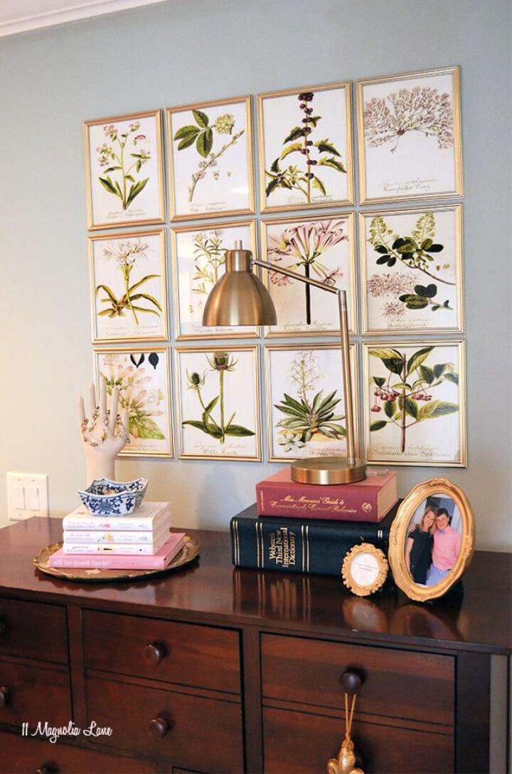 DIY Botanical Gallery Wall