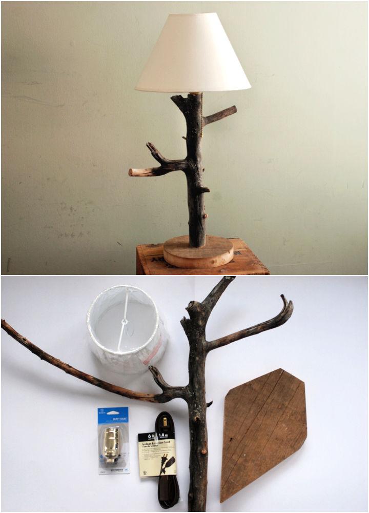 Branch Table Lamp Ideas