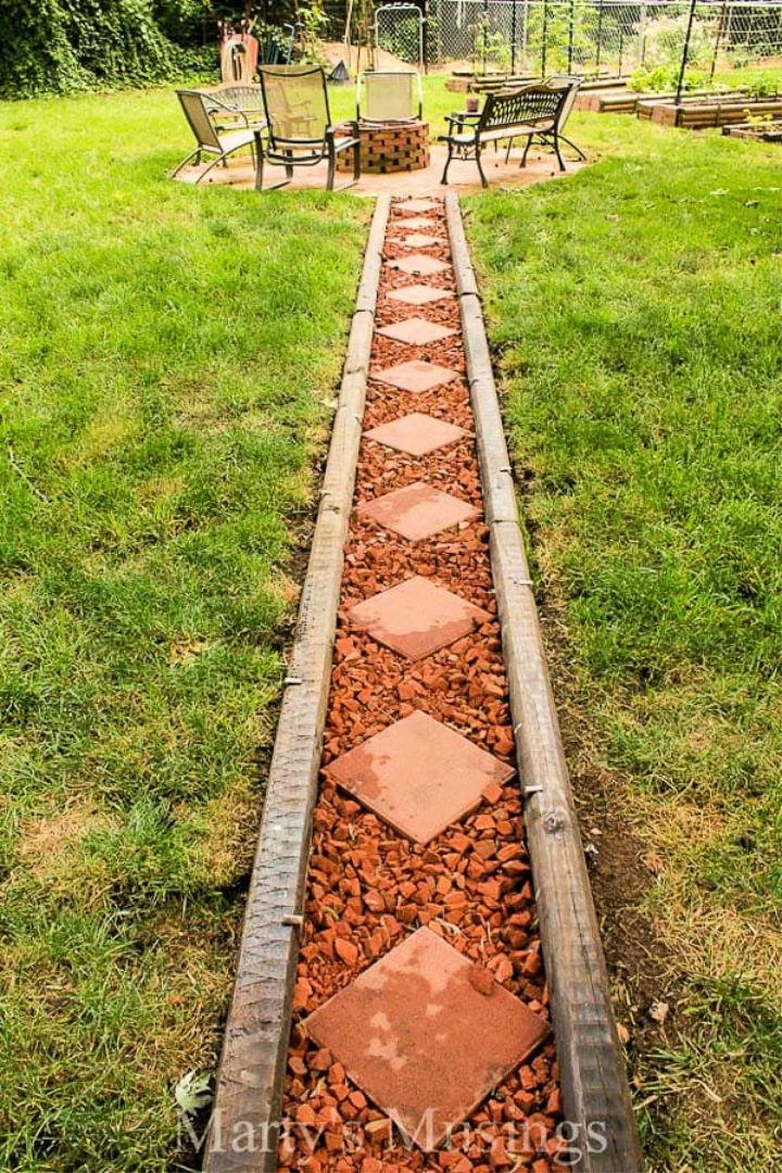 DIY Brick Pathway Under 50