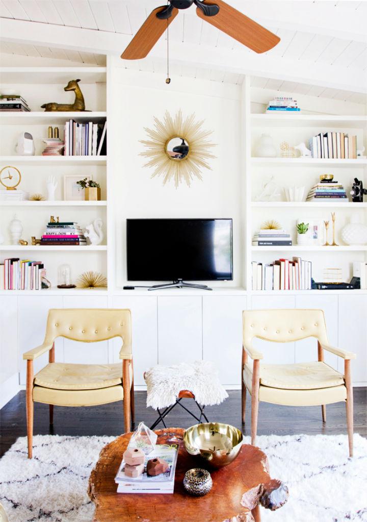 Make Your Own Built-in Bookshelves