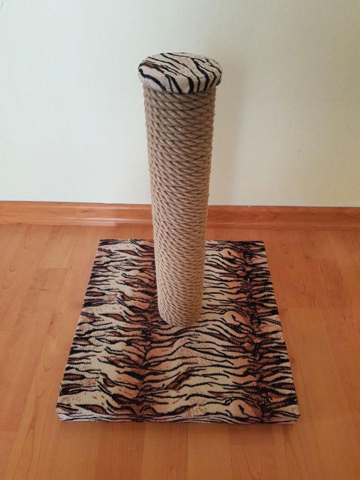 How to Make a Cat Scratching Post