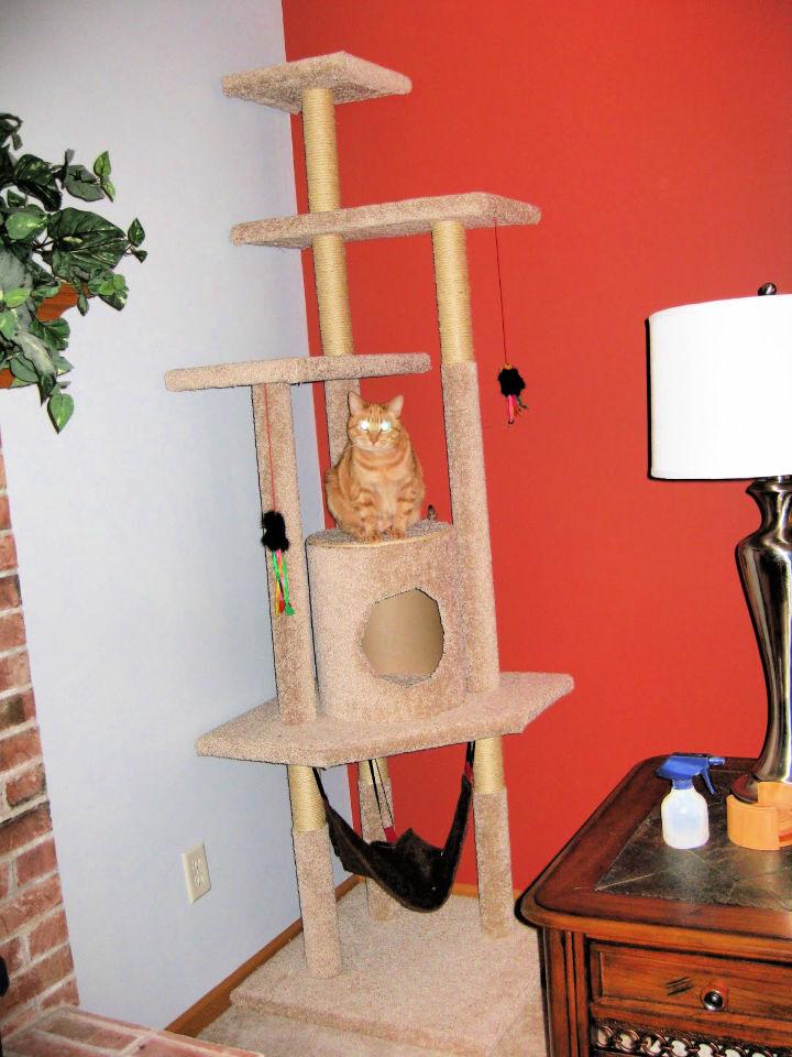 How to Make a Cat Tree House 