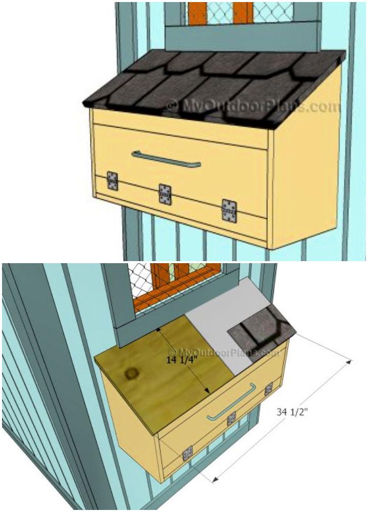 DIY Chicken Nest Box at Home