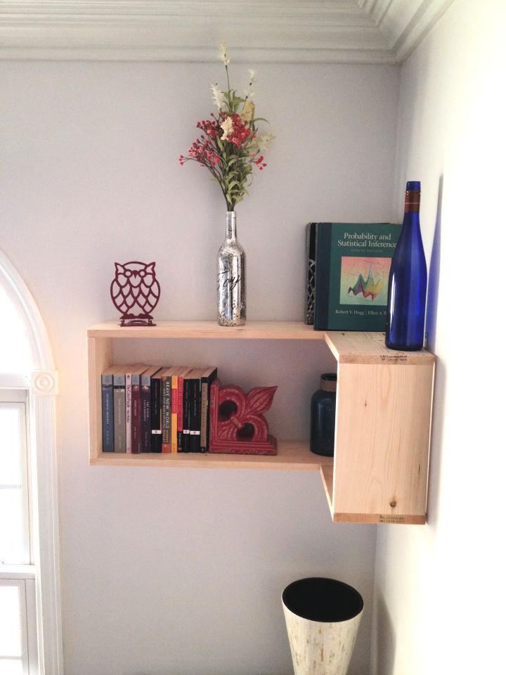 DIY Corner Shelf - Step by Step Instructions