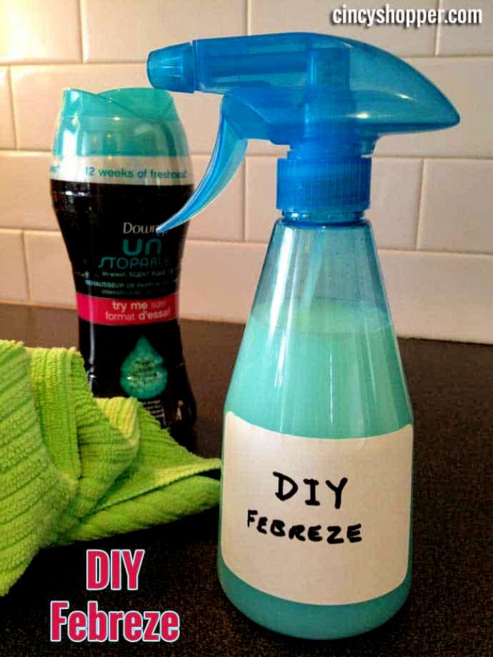 Non-Toxic Homemade Febreze Without Fabric Softener - DIY Febreze