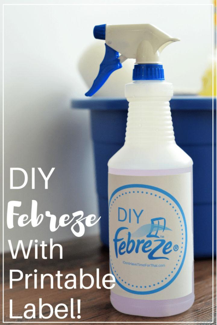 DIY Homemade Febreze