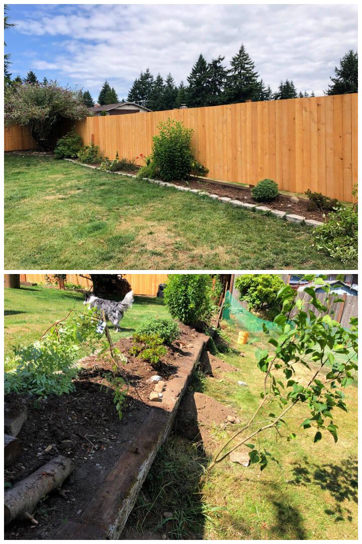 DIY Fence and Retaining Wall