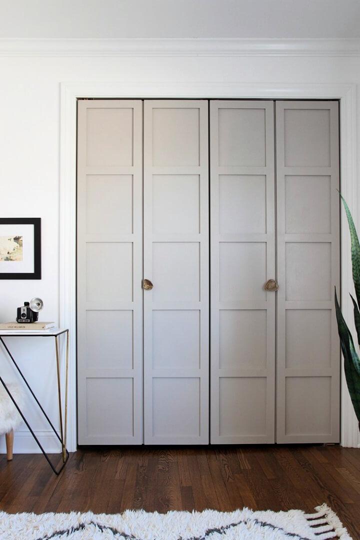 How to Build a Paneled Bi-Fold Closet Door