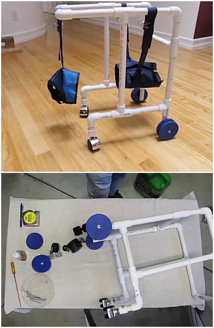 DIY Paralyzed Cat Wheelchair