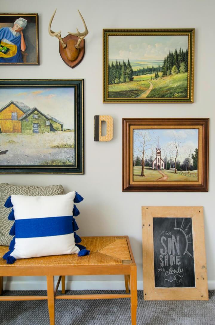 Rustic DIY Gallery Wall