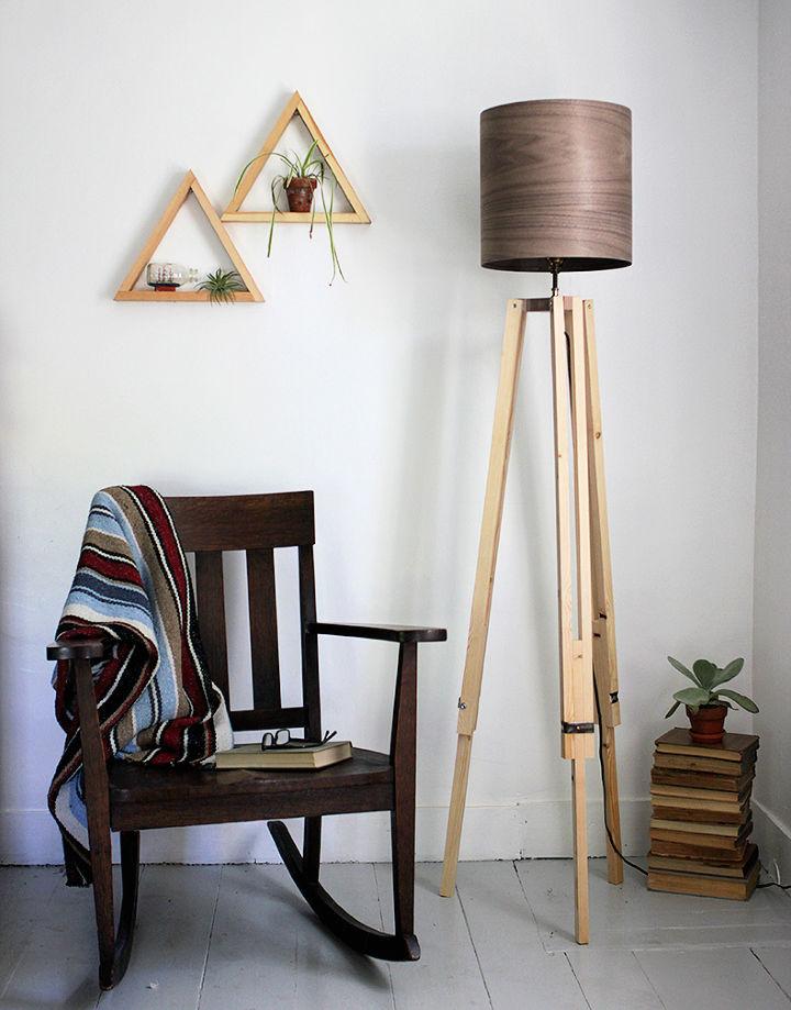 Homemade Tripod Floor Lamp