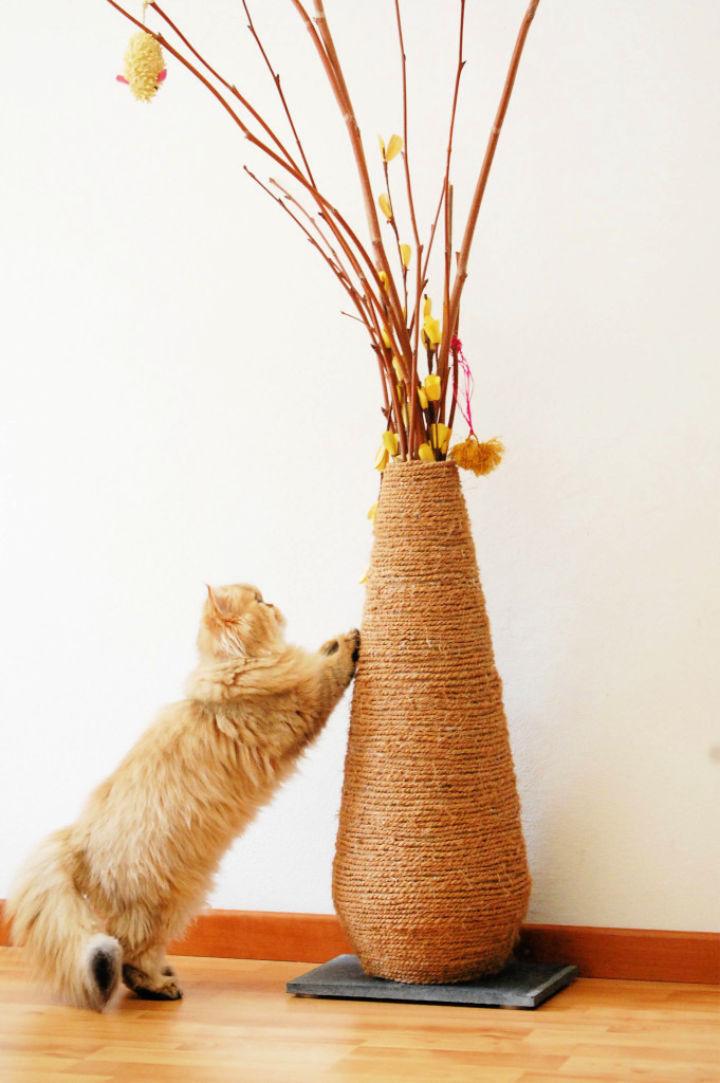 Make a Vase Scratching Post
