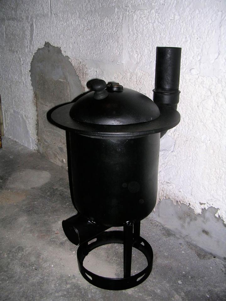 DIY Wood Burner Pot Belly Stove