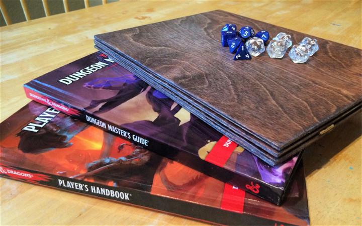 DIY Wood Dungeon Master Screen