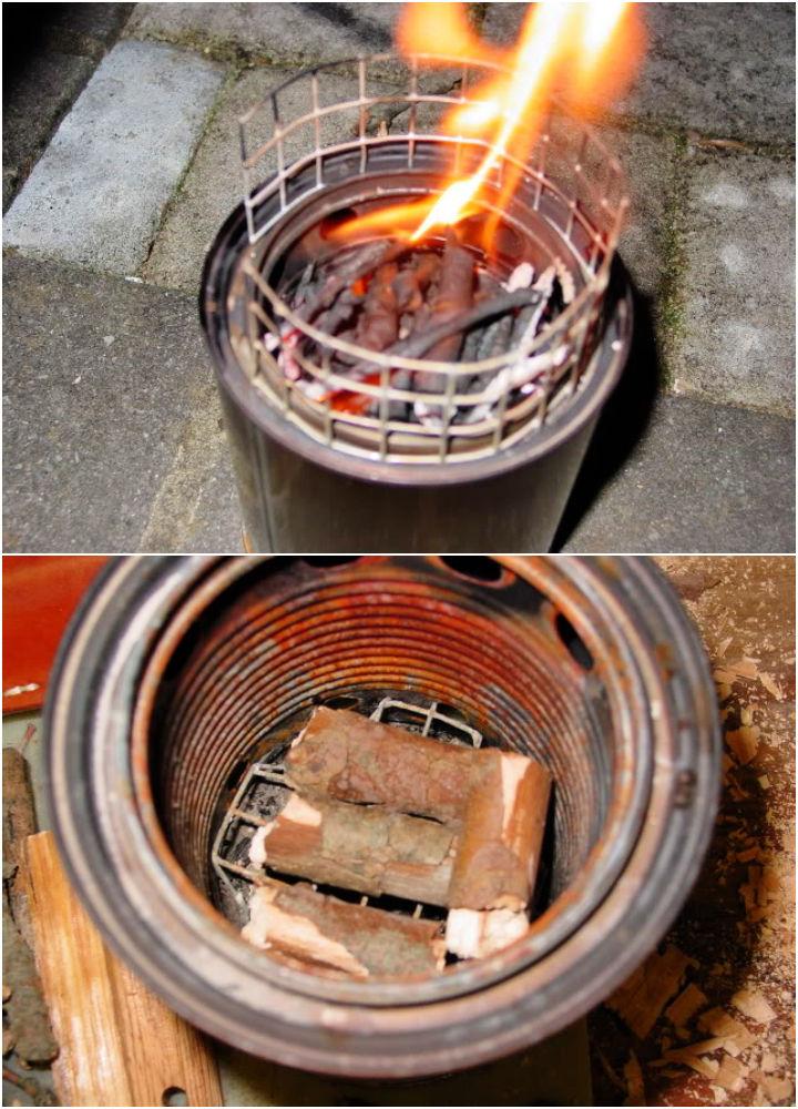 DIY Wood Gasification Stove