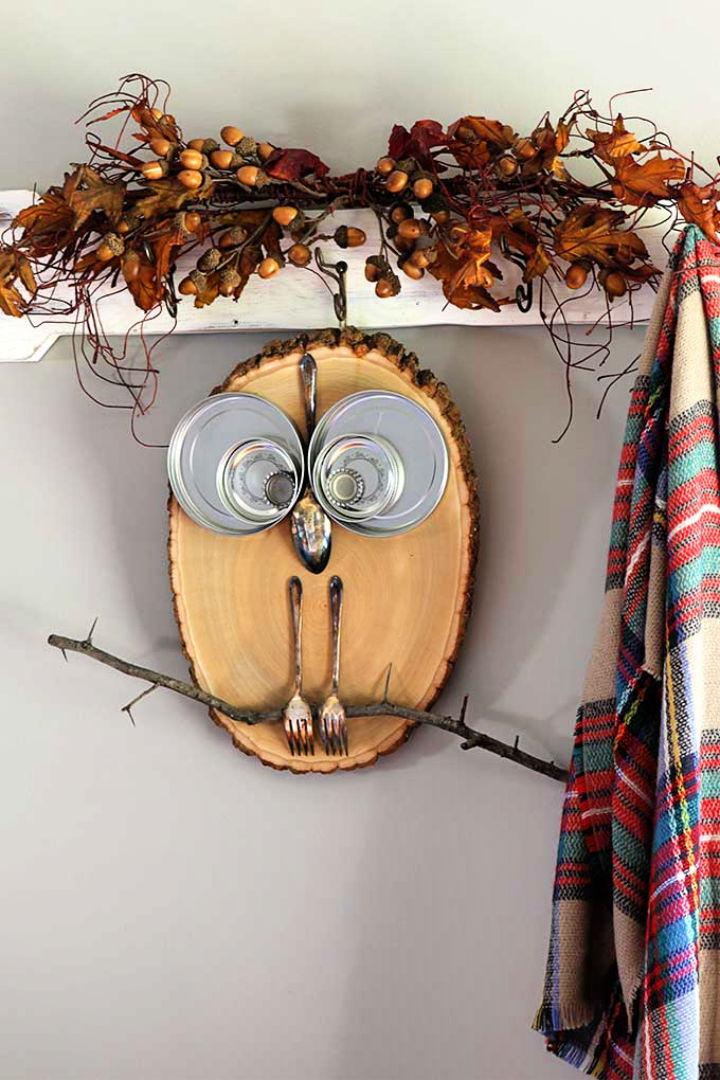 DIY Wood Slice Owl to Sell