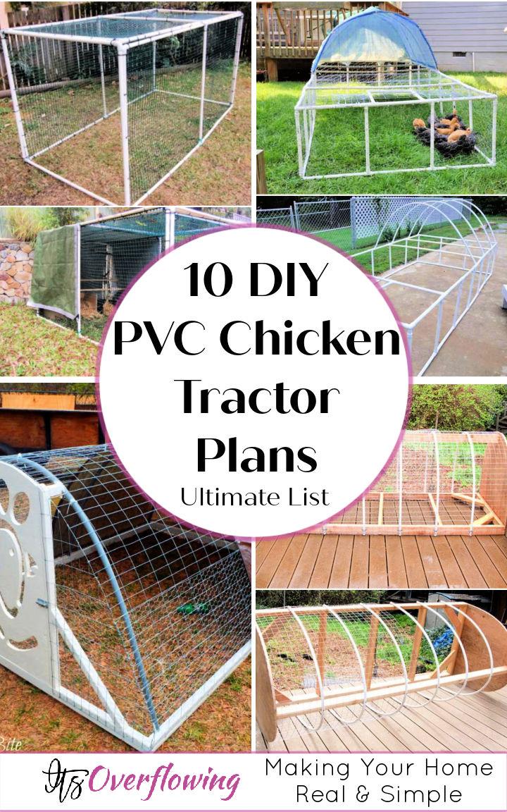 DIY pvc chicken tractor plans