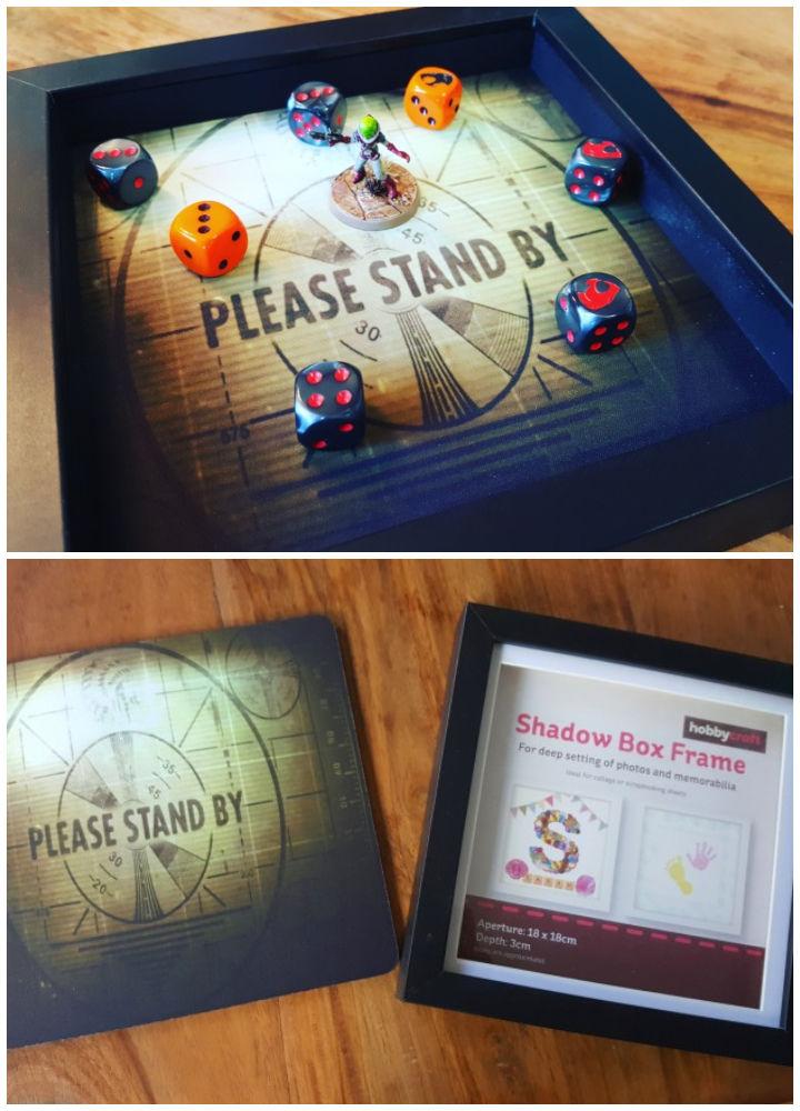 How to Make Dice Tray from Frame