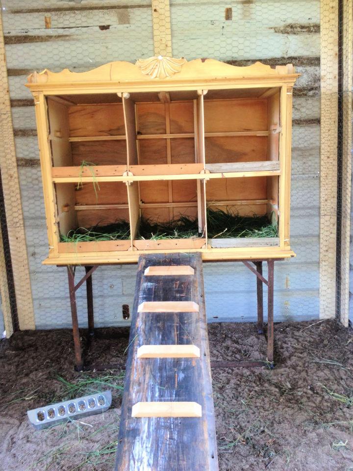 Dresser to Chicken Nesting Boxes