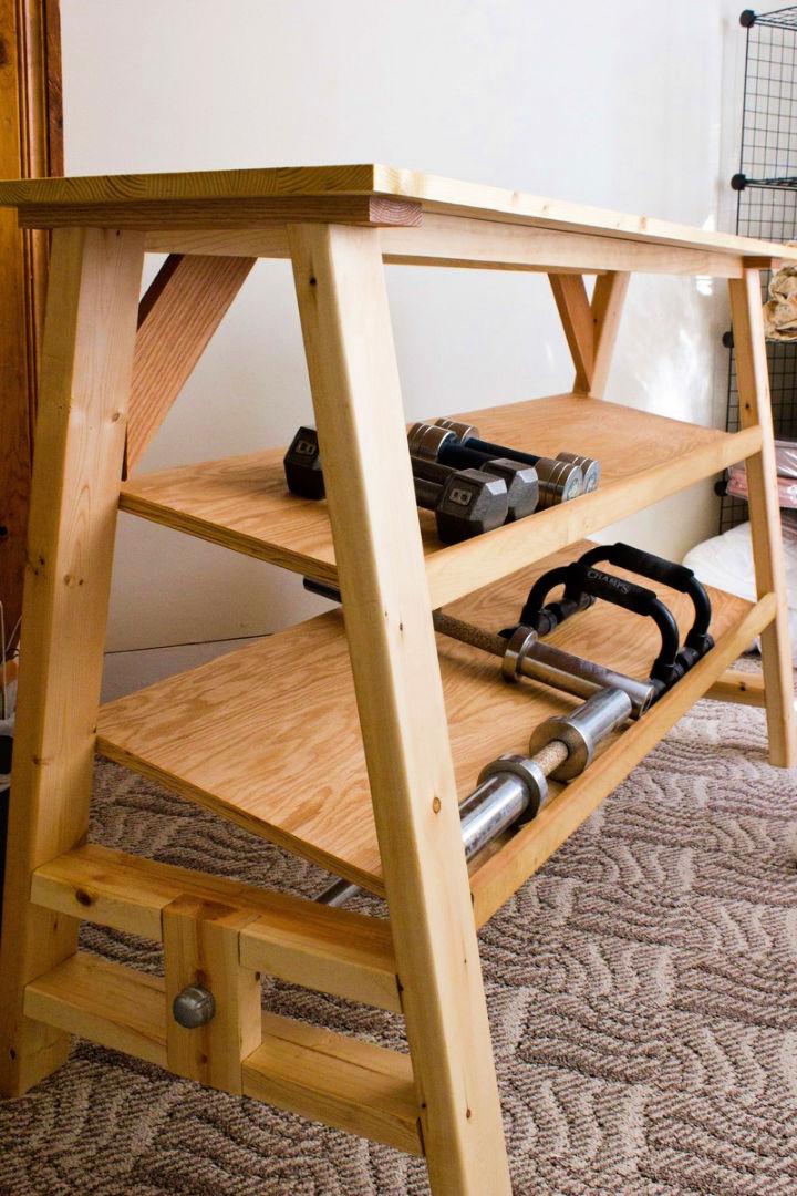 Dumbbell Table Desk or Rack