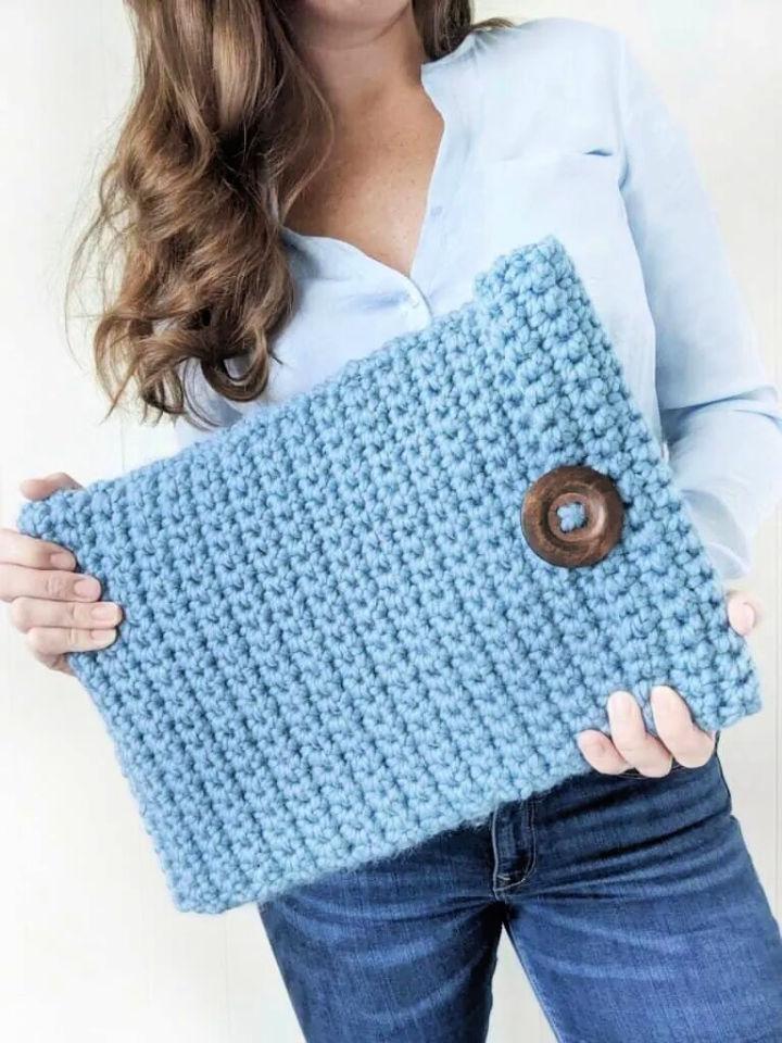 Easy Crochet Laptop Case Pattern