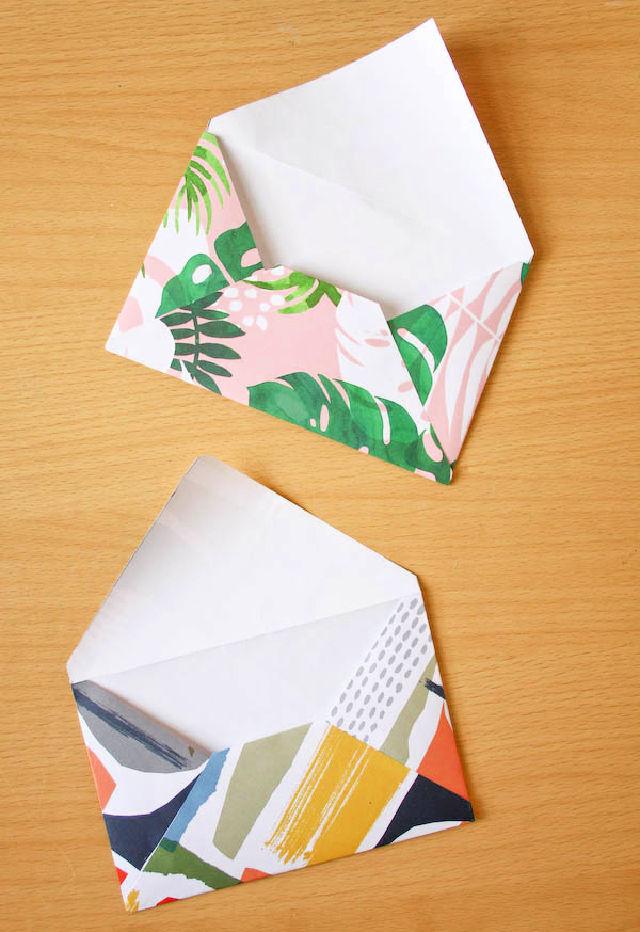DIY Envelope From Wrapping Paper