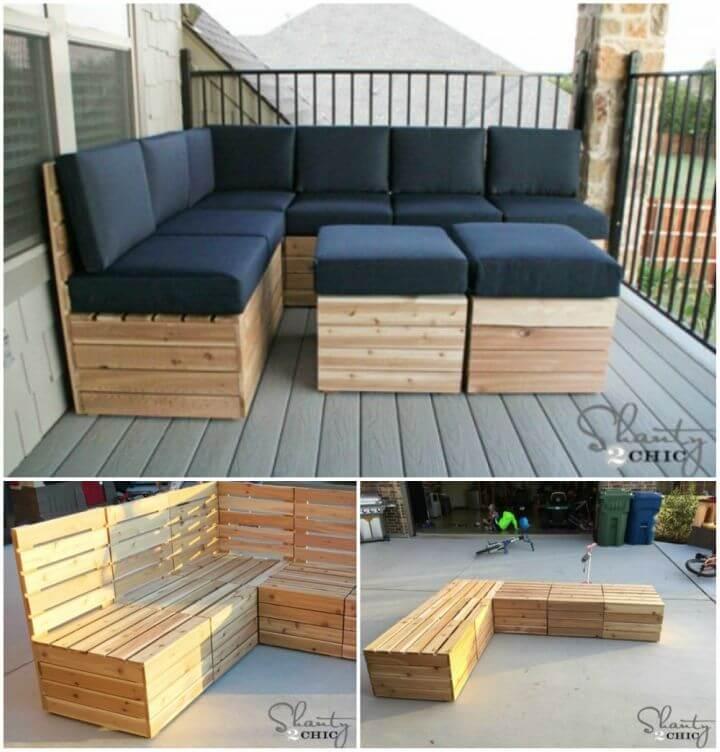 Easy DIY Modular Outdoor Seating