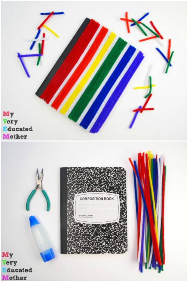 Making a Pipe Cleaner Notebook