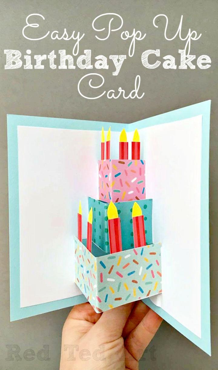 Easy Pop Up Birthday Card Tutorial