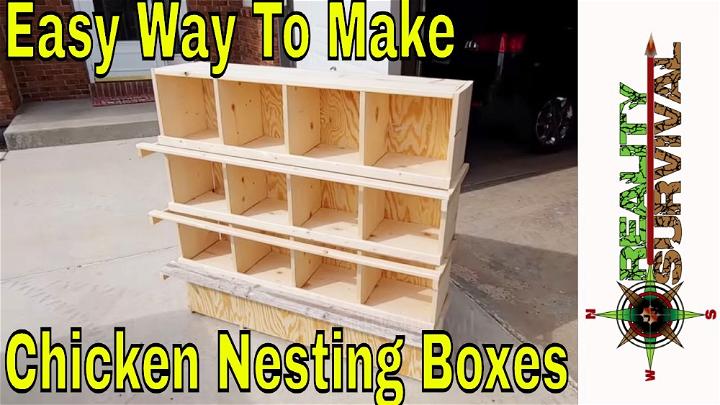 Build a Chicken Nesting Box