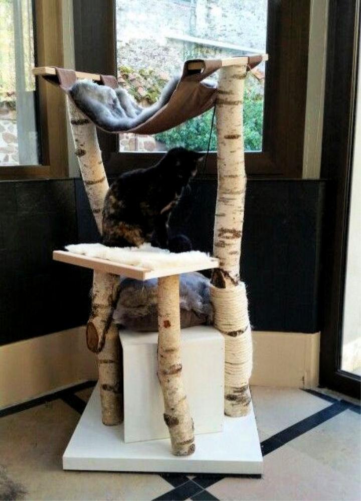 Easy to Make Outdoor Cat Tree