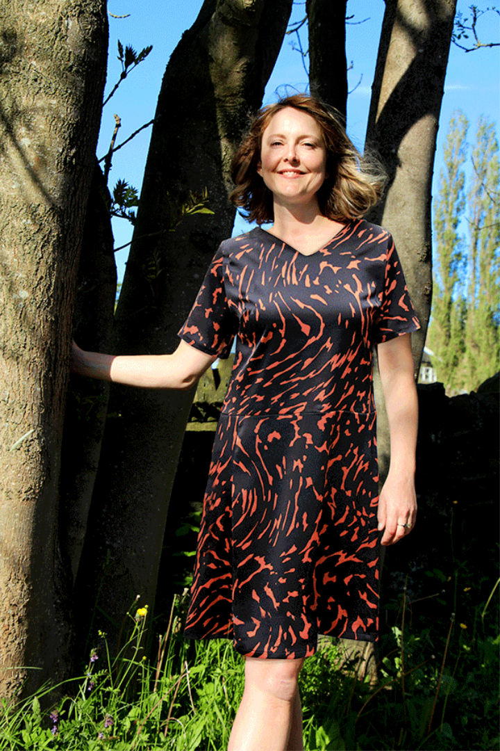How to Sew a Flippy A-line Dress