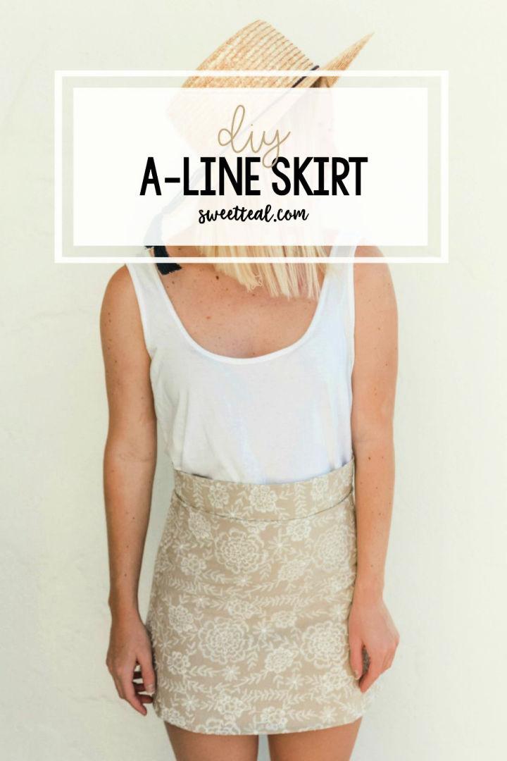 Free A line Skirt Sewing Pattern