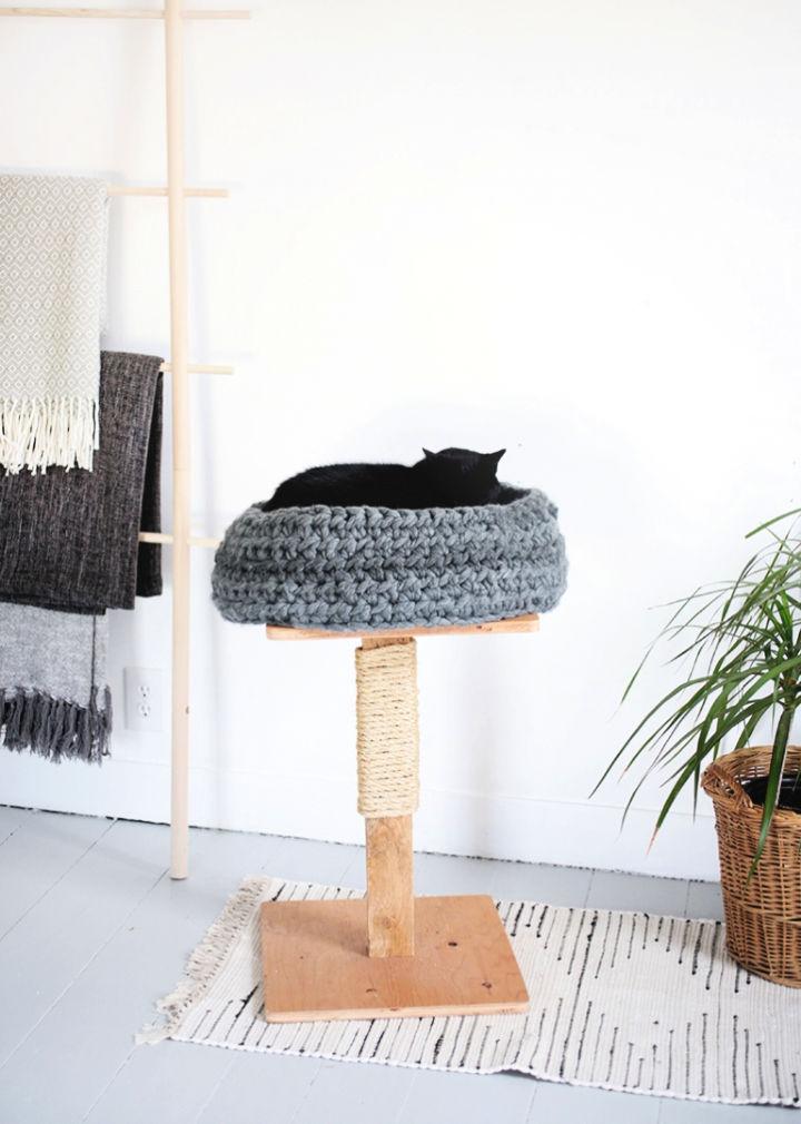 Free Crochet Cat Bed Pattern