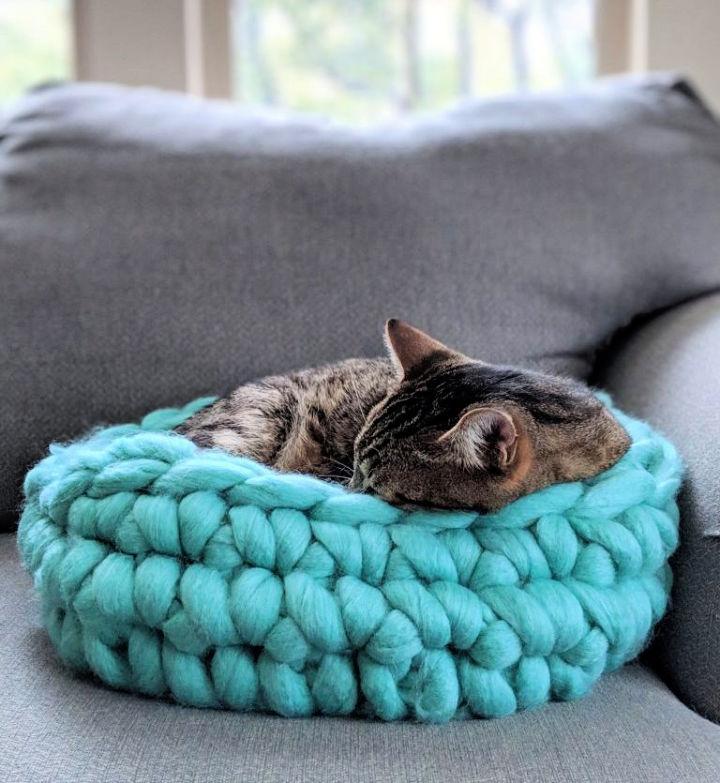 Free Crochet Cat Bed Pattern