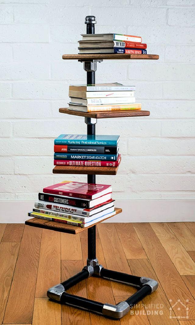 Free Standing Bookshelf With Step By Step Instructions
