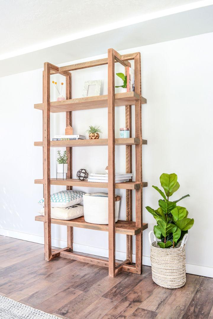 DIY Geometric Bookshelf - Free Plans