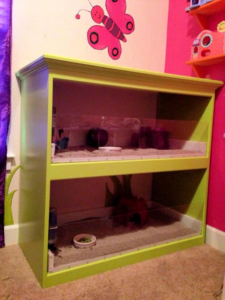 Guinea Pig Cage Made Out Of Dresser