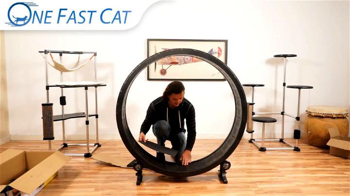 Handmade Cat Exercise Wheel