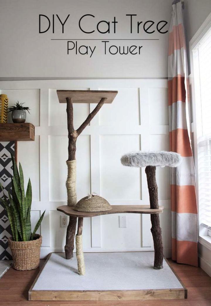 Handmade Cat Tree Play Tower