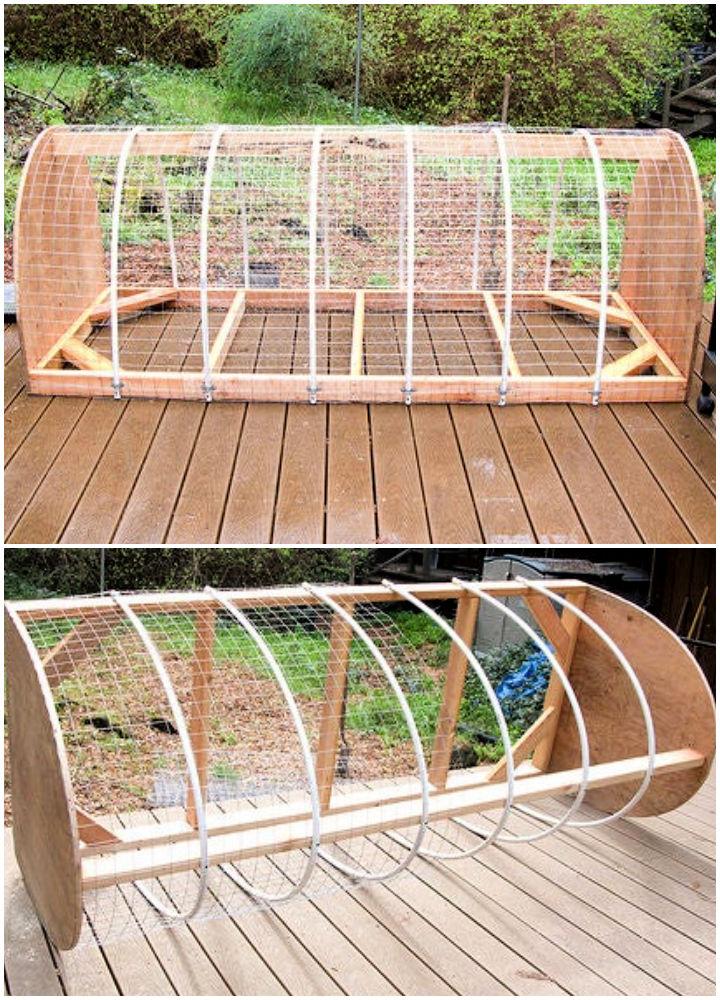 Hansdmade Chicken Tractor Barrow