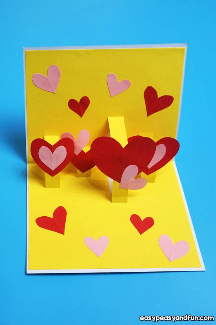 Heart Valentines Day Pop Up Card Ideas
