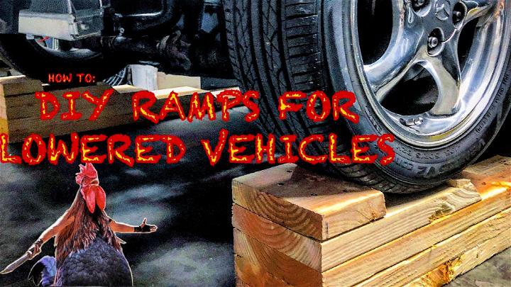 Homemade Car Ramps With Basic Hand Tools
