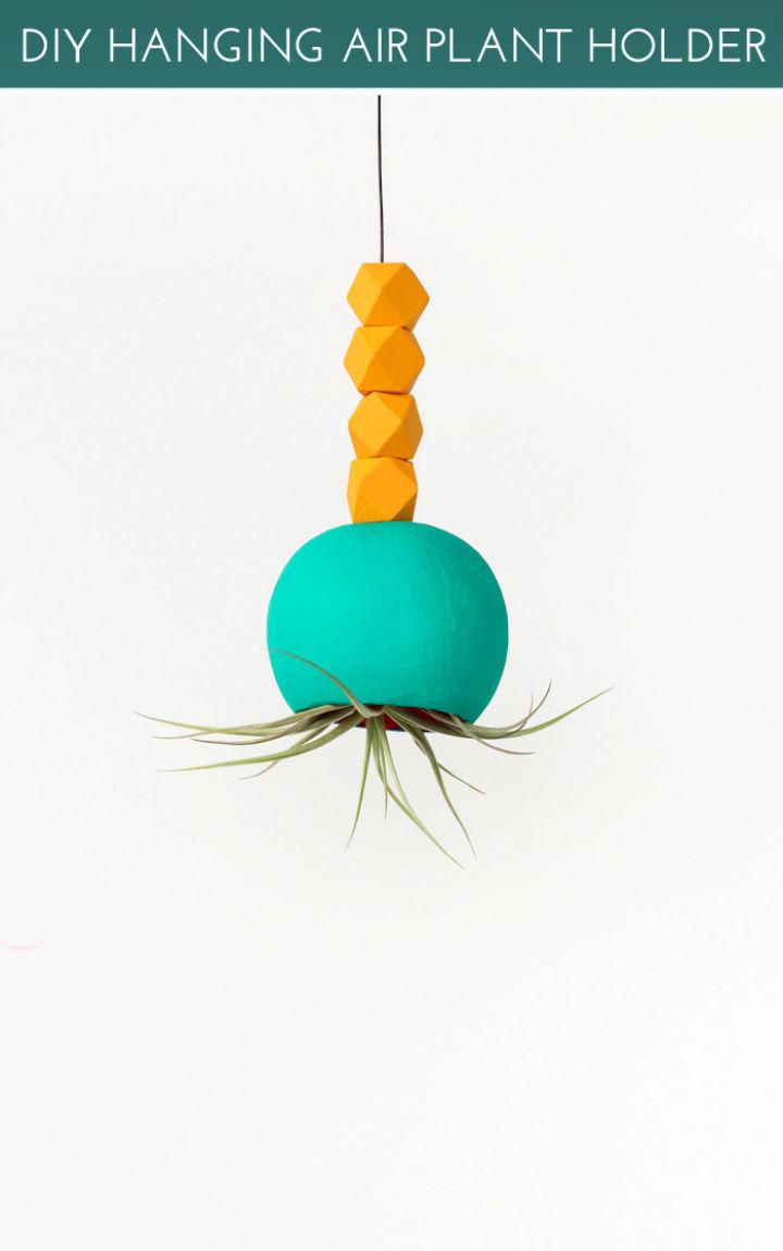 Homemade Hanging Air Plant Holder