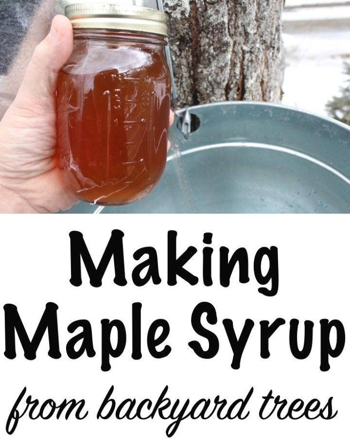 Homemade Maple Syrup Recipe