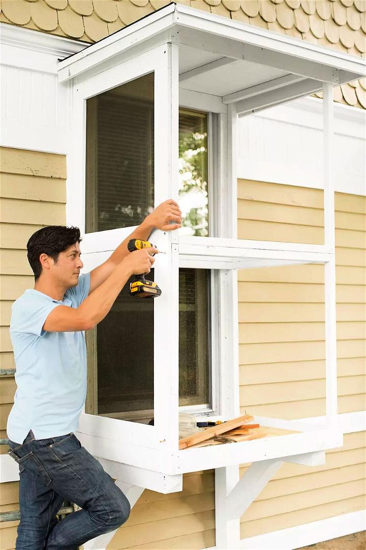 Homemade Outdoor Catio